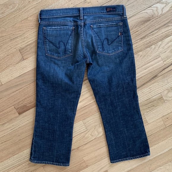 Citizens of Humanity Kelly #063 Stretch Low Waist Cropped Jeans Size 30 - Picture 2 of 11